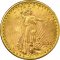 Złota Moneta 20 Dolarów Podwójny Orzeł | Saint Gaudens | 1922