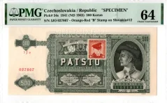 Bankovka 500 Korún |1941 | EPQ 64