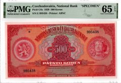 Bankovka 500 Korun | 1929 | EPQ 65