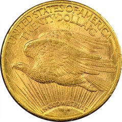 Gold coin 20 Dollar American Double Eagle | Saint Gaudens | 1922