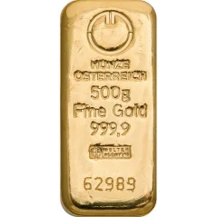 500g Münze Österreich | aranyrúd
