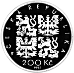 Stříbrná mince 200 Kč Pavel Josef Šafařík | 1995 | Proof