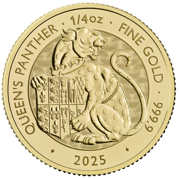 Gold coin Panther 1/4 Oz | Tudor Beasts | 2025