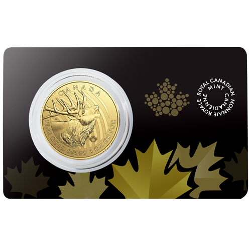 Złota moneta Elk 1 Oz | Call of the Wild | 2017