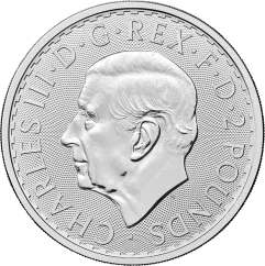 Srebrna moneta Britannia 1 oz | Karol III | 2026