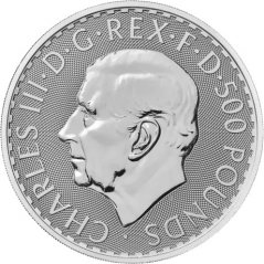Strieborná investičná minca Britannia 1 kg | Charles III | 2024