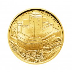Zlatá mince 5000 Kč Hrad Kost | 2016 | Proof