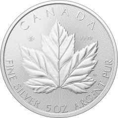 Maple Leaf 5 uncia | 2026 | ezüstérme