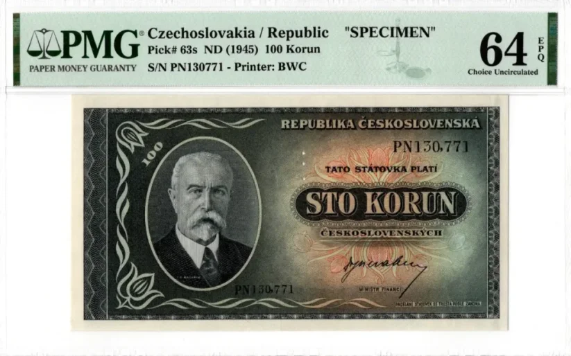Bankovka 100 Korun |1945 | EPQ 64