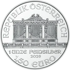 Srebrna moneta Wiedeński Filharmonik 1 oz | 2026