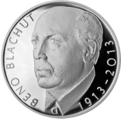 Strieborná minca 500 Kč Beno Blachut | 2013 | Proof