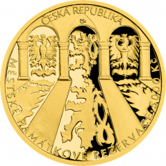 Zlatá minca 5000 Kč Mesto Kroměříž | 2023 | Proof