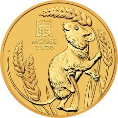 Gold coin Mouse 2 Oz | Lunar III | 2020