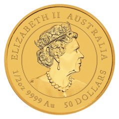 Zlatá investiční mince Rok Králíka 1/2 Oz | Lunar III | 2023