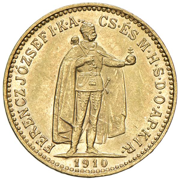 Zlatá mince 10 Korona Františka Josefa I. | Uherská ražba | 1903