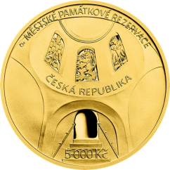 Zlatá minca 5000 Kč Mesto Hradec Králové | 2023 | Proof