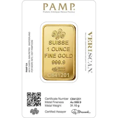 31,1g PAMP Fortuna | aranytömb
