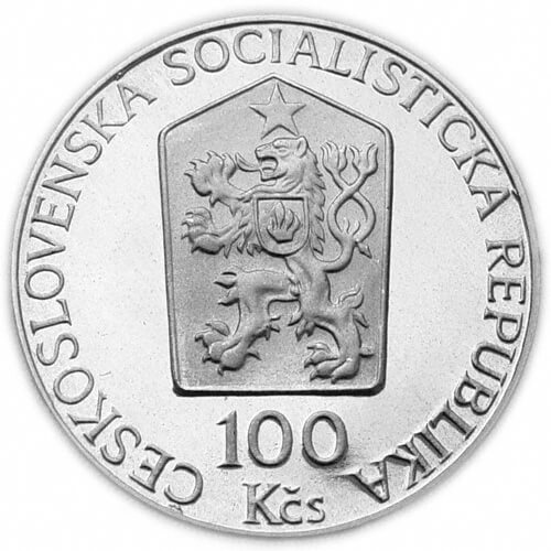 Silver coin 100 CSK 17.listopad | 1989 | Standard