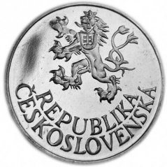 Stříbrná mince 25 Kčs 10 let osvobození ČSR | 1955 | Proof