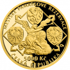 Zlatá minca 5000 Kč Mesto Jihlava | 2021 | Proof