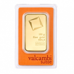 100g investičná zlatá tehlička | Valcambi