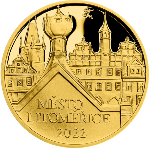 Zlatá mince 5000 Kč Město Litoměřice | 2022 | Proof