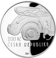Stříbrná mince 200 Kč Operace Anthropoid | 2017 | Proof