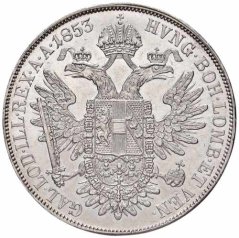 Srebrna Moneta 1 tolar Franciszek Józef I. | Austriacki | 1853 A