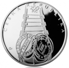 Stříbrná mince 200 Kč Bohumil Hrabal | 2014 | Proof