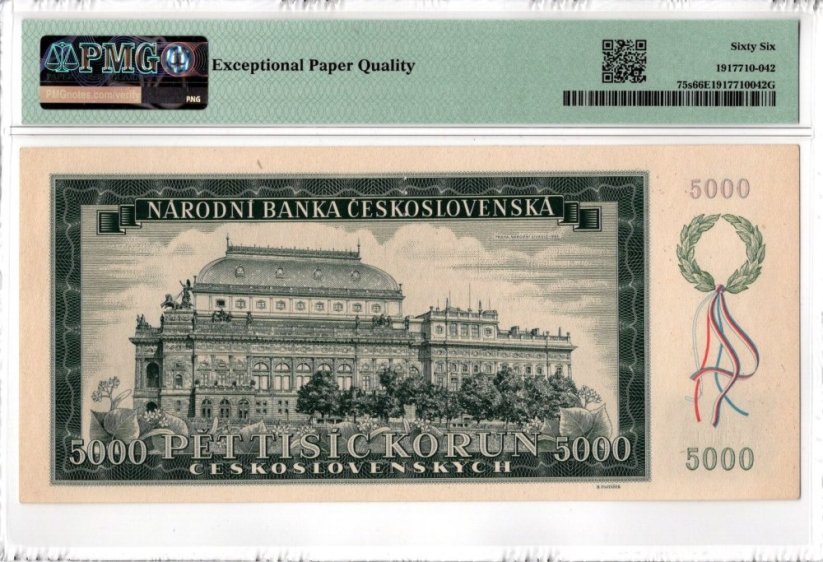 Banknoty  5000 Koron | 1945 | EPQ 66